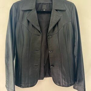 Classic Wilson Black Leather Jacket